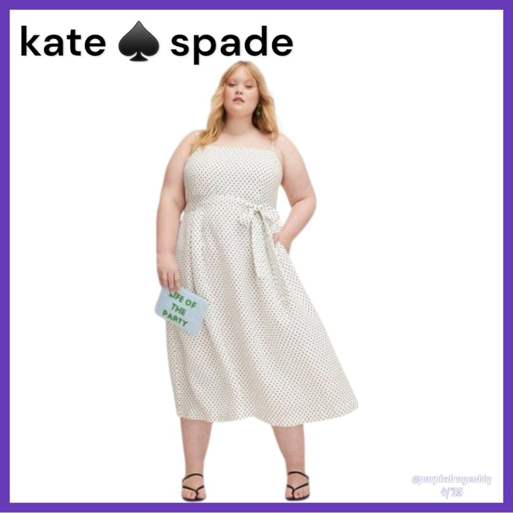 KATE SPADE NEW YORK X TARGET “LIFE OF THE PARTY” BLUE BEADED CLUTCH NWT - Picture 5 of 6